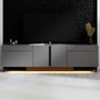 Hanah Home Paris Soporte para TV Antracita con Iluminación LED